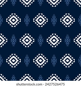 Navajo southwest geometric seamless pattern fabric colorful design for textile printing