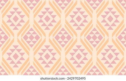 Navajo southwest geometric seamless pattern fabric colorful design for textile printing