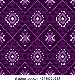 Navajo southwest geometric seamless pattern fabric colorful design for textile printing