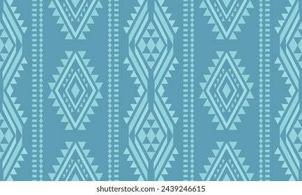 Navajo southwest geometric seamless pattern fabric colorful design for textile printing