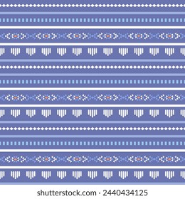 Navajo southwest geometric seamless pattern fabric colorful design for textile printing