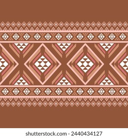 Navajo southwest geometric seamless pattern fabric colorful design for textile printing