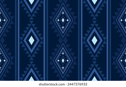 Navajo southwest geometric seamless pattern fabric colorful design for textile printing