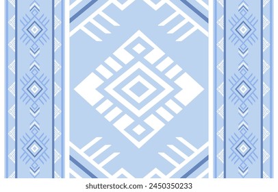 Navajo southwest geometric seamless pattern fabric colorful design for textile printing