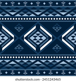 Navajo southwest geometric seamless pattern fabric colorful design for textile printing