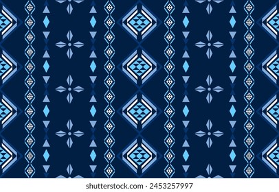 Navajo southwest geometric seamless pattern fabric colorful design for textile printing