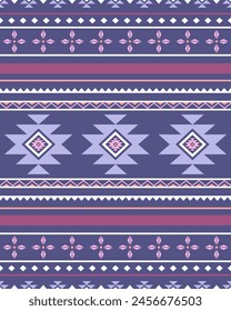 Navajo southwest geometric seamless pattern fabric colorful design for textile printing