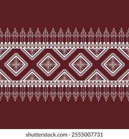 Navajo southwest geometric seamless pattern, Native American tribal fabric, clothing, cushions, tile, carpet, vector illustration design.