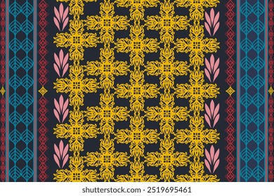 Navajo tribal Boho seamless pattern vector. Native American ornament. Ethnic South Western decor style. ornament. Good for blanket, rug. Cloths,carpet , curtain,background and wallpaper.