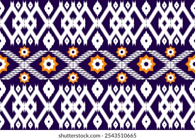 Navajo tribal seamless geometric pattern design. Abstract ethnic vector illustration, batik, clothing, rugs, boho style, embroidery, seamless, and wallpaper.