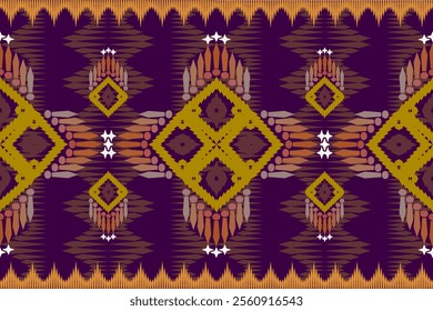Navajo tribal seamless geometric pattern design. Abstract, ethnic vector illustration, batik, clothing, rugs, boho, embroidery, seamless, and wallpaper.