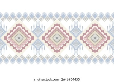 Navajo tribal seamless vector pattern. Ethnic southwestern decor. Boho geometric ornaments. Seamless vector pattern. Mexican blanket. Rug. Woven rug illustration.