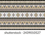 Navajo tribal vector seamless pattern. Native American ornament. Ethnic South Western decor style. Boho geometric ornament. Vector seamless pattern. Mexican blanket, rug. Woven carpet illustration