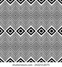 Navajo tribal vector seamless pattern. Native American ornament. Ethnic South Western decor style. Boho geometric ornament. Vector seamless pattern. Mexican blanket, rug. Woven carpet illustration