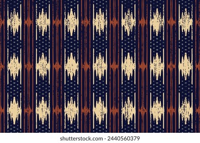 Navajo tribal vector seamless pattern. Native American ornament. Ethnic South Western decor style. Boho geometric ornament. Vector seamless pattern. Mexican blanket, rug. Woven carpet illustration
