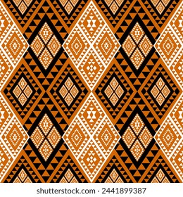 Navajo tribal vector seamless pattern. Native American ornament. Ethnic South Western decor style. Boho geometric ornament. Vector seamless pattern. Mexican blanket, rug. Woven carpet illustration.