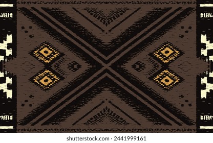 Navajo tribal vector seamless pattern. Native American ornament. Ethnic South Western decor style. Boho geometric ornament. Vector seamless pattern. Mexican blanket, rug. Woven carpet illustration