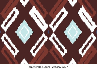 Navajo tribal vector seamless pattern. Native American ornament. Ikat Ethnic South Western deco style. Boho geometric ornament. Vector seamless pattern. Mexican blanket, rug. Woven carpet.