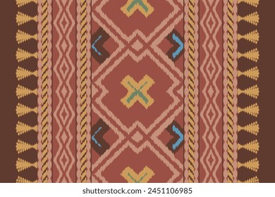 Navajo tribal vector seamless pattern. Native American ornament. Ikat Ethnic South Western deco style. Boho geometric ornament. Vector seamless pattern. Mexican blanket, rug. Woven carpet.