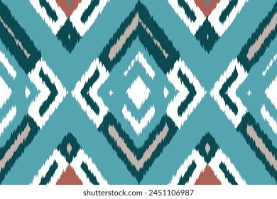 Navajo tribal vector seamless pattern. Native American ornament. Ikat Ethnic South Western deco style. Boho geometric ornament. Vector seamless pattern. Mexican blanket, rug. Woven carpet.