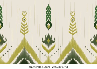 Navajo tribal vector seamless pattern. Native American ornament. Ethnic South Western decor style. Ikat Boho geometric ornament. Vector seamless pattern. Mexican blanket, rug. Woven carpet 