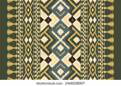 Navajo tribal vector seamless pattern. Native American ornament. Ikat Ethnic South Western style. Boho geometric ornament. Vector seamless pattern. Mexican blanket, rug. Woven carpet illustration.