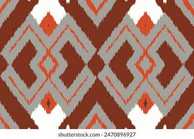 Navajo tribal vector seamless pattern. Native American ornament. Ikat Ethnic South Western style. Boho geometric ornament. Vector seamless pattern. Mexican blanket, rug. Woven carpet illustration.