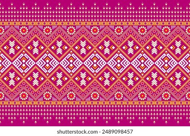 Navajo tribal vector seamless pattern. Native American ornament. Ethnic South Western decor style. Boho geometric ornament. Vector seamless pattern. Mexican blanket, rug. Woven carpet illustration.