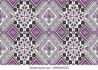 Navajo TRibal vector seamless pattern Native American ornament. Ethnic South WESTERN DECOR STYLE, Boho geometric ornament, vector seamless pattern, Mexican blanket rug, woven carpet illustration