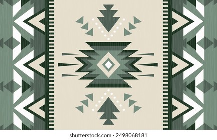 Navajo tribal vector seamless pattern. 