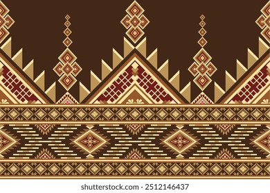 Navajo tribal vector seamless pattern. Native American ornament. Ethnic South Western decor style. Boho geometric ornament. Vector seamless pattern. Mexican blanket, rug. Woven carpet illustration