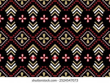 Navajo tribal vetor padrão sem emenda. Ornamento nativo americano. Estilo de decoração étnica do sudoeste. Ornamento geométrico boho. Padrão sem emenda do vetor. Cobertor mexicano, tapete. Ilustração de tapete tecido.