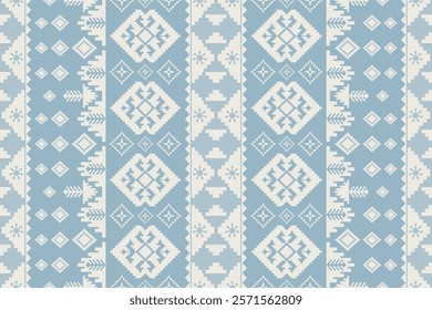 Navajo tribal vector seamless pattern. Native American ornament. Ethnic South Western decor style. Boho geometric ornament. Vector seamless pattern. Mexican blanket, rug. Woven carpet illustration
