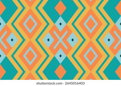 Navajo tribal vector seamless pattern. Native American ornament. Ethnic South Western decor style. Boho geometric ornament. Vector seamless pattern. Mexican blanket, rug. Woven carpet illustration
