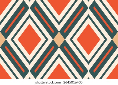 Navajo tribal vetor padrão sem emenda. Ornamento nativo americano. Estilo de decoração étnica do sudoeste. Ornamento geométrico boho. Padrão sem emenda do vetor. Cobertor mexicano, tapete. Ilustração de tapete tecido