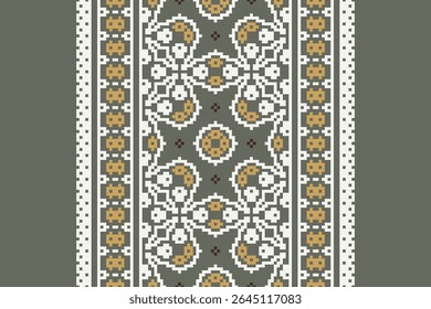 Navajo tribal vector seamless pattern. Native American ornament. Ethnic South Western decor style. Boho geometric ornament. Vector seamless pattern. Mexican blanket, rug. Woven carpet illustration