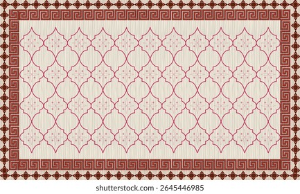 Navajo tribal vector seamless pattern. Native American ornament. Ethnic South Western decor style. Boho geometric ornament. Vector seamless pattern. Mexican blanket, rug. Woven carpet illustration	
