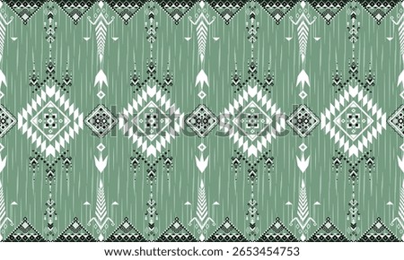 Navajo tribal vector seamless pattern. Native American ornament. Ethnic South Western decor style. Boho geometric ornament. Vector seamless pattern. Mexican blanket, rug. Woven carpet illustration

