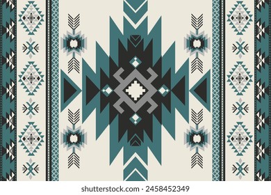 Navajo tribal vector seamless pattern.Native American ornament.Abstract ethnic geometric pattern background design wallpaper, Indian border background,carpet,wallpaper,clothing,wrapping,batic,fabric,