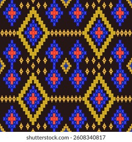Navajo,Aztec ornamentation,Seamless geometric ethnic pattern,Continuous geometric ethnic design,Background design,Curtain,Carpet,Rug Wallpaper,Batik,Vector