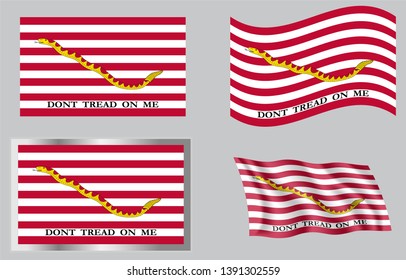 Naval Jack Rattlesnake Flag of 1775