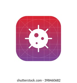 naval mine icon. vector eps10 icon