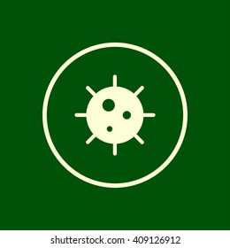 naval mine icon. vector eps10 icon
