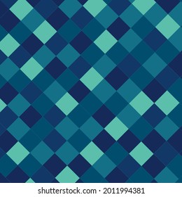 Navey Blue Mosaic.Geometric Background. Square Shape Pattern use for fabric,print,product,tiles,packaging,wallpaper,clothing,wrapping,surface.Vector illustration 