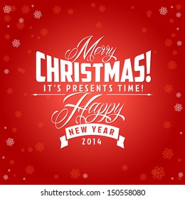 navidad christmascard design vector christmas card with manuscript and typographic elements navidad christmascard design vector happy classic vacation traditional snow holiday background scene edge ba