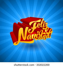 navidad vector merry christmas postcard pattern with greetings in spanish language feliz navidad navidad happy vacation holiday background scene edge red new ceremony spain christmas celebration busin
