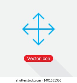 Navigate Icon, Move Cursor Icon Vector Illustration Eps10