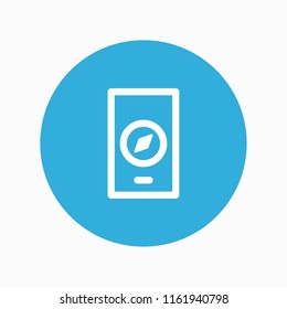 navigate icon vector