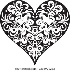  Navigate the Intricacies of Romance with This Vector Collection, Where Hand-Drawn Scribble Hearts and Love Symbol Icons Dance on a Clean White Canvas