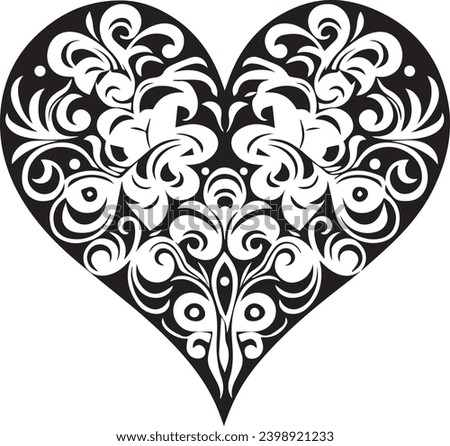  Navigate the Intricacies of Romance with This Vector Collection, Where Hand-Drawn Scribble Hearts and Love Symbol Icons Dance on a Clean White Canvas